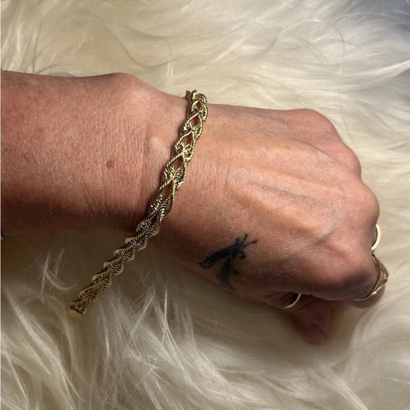 Stunning 10k Solid Gold Michael Anthony Double Rope Bracelet 5.40 Gr 7.5” - Picture 7 of 12